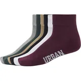 URBAN CLASSICS High Sneaker Socks 6-Pack Bunt 35-38