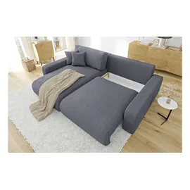 s-style möbel S-STYLE Ecksofa Emma - grau ¦ Maße (cm): B: 234 H: 78