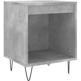 vidaXL Nachtschrank Betongrau 40 x 35 x 50 cm Grau