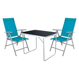 Mojawo Camping Set 3-tlg Petrol/Grau