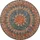vidaXL Bistroset 3-tlg. orange/grau