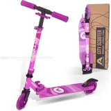 Apollo 125mm klappbarer City Scooter Moonracer - lila