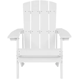 Beliani Muskoka Gartenstuhl 75 x 88 x 75 cm weiß