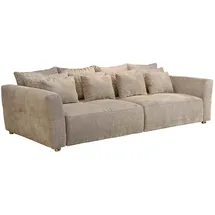 JOB Big-Sofa Webstoff 12-Sitzer Beige