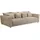 JOB Big-Sofa Webstoff 12-Sitzer Beige