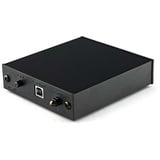 rega Rega Fono Mini USB MM Phono-Vorverstärker A2D Plattenspieler (keiner, nicht zutreffend, mit USB-Schnittstelle zur Digitalsierung von Schallplatten) schwarz