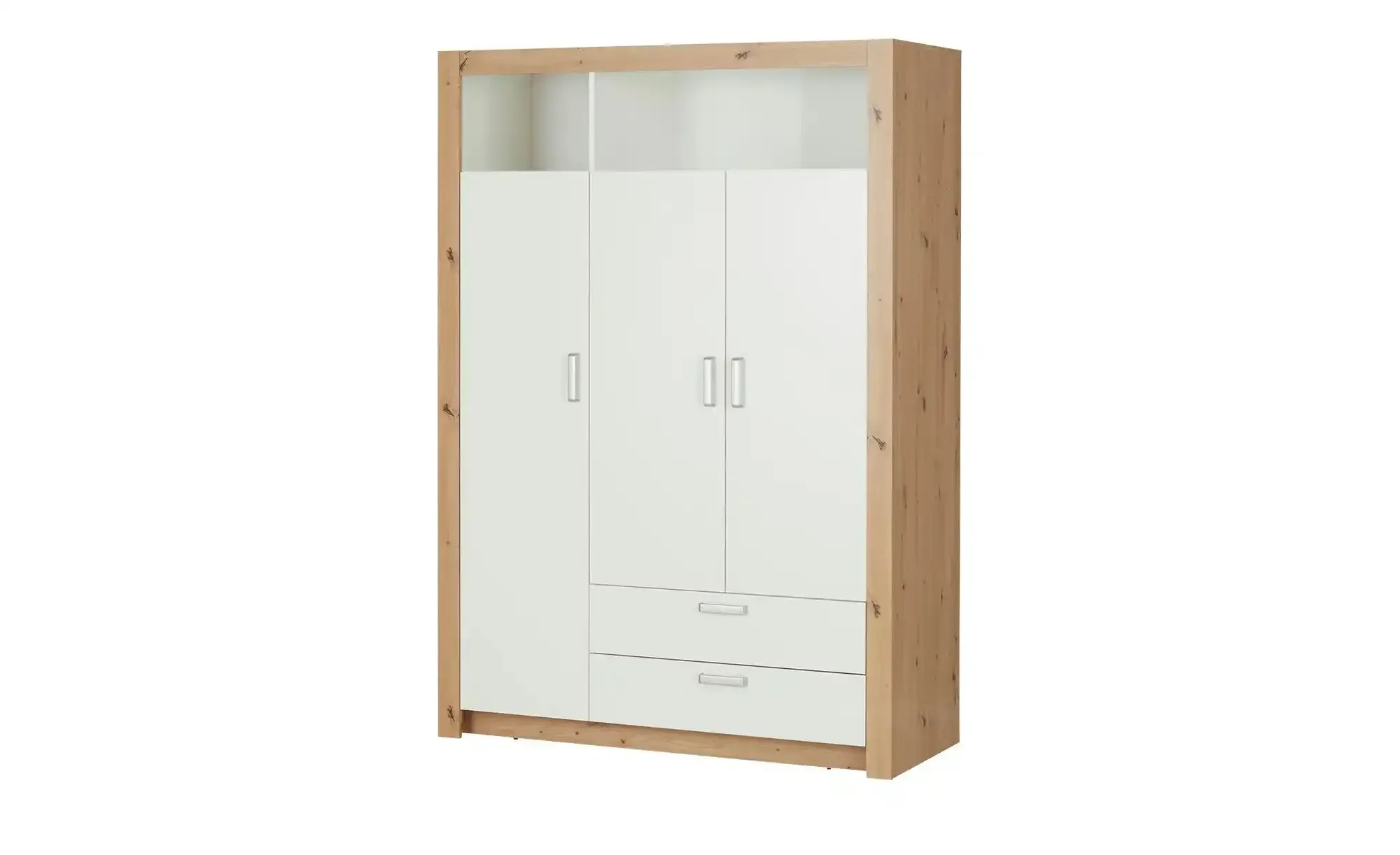 Kleiderschrank   ¦ weiß ¦ Maße (cm): B: 137 H: 195,5 T: 56.0