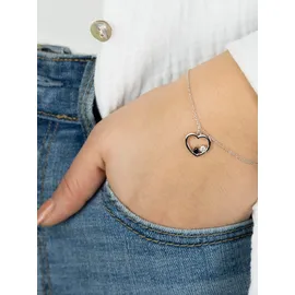 Engelsrufer Yin Yang Herz Armband silberfarben ERB-YIYAHEART-ZI Größe 20 cm