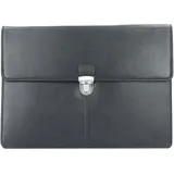 Esquire Oxford Collegemappe Leder 35 cm schwarz