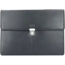 Esquire Oxford Collegemappe Leder 35 cm schwarz