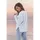 Buffalo V-Ausschnitt-Pullover blau-creme 40/42