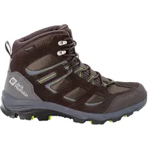Jack Wolfskin Vojo 3 Texapore Mid Herren Dark Brown/Lime 47,5