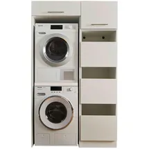 laundreezy Laundreezy, weiß, Holzwerkstoff, 117.5x200x67.5 cm