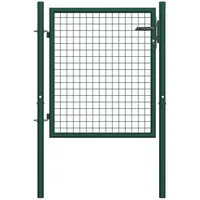 vidaXL Zauntor 100 x 75 cm grün