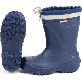 DEMAR demar. Kinder Gummistiefel Winterstiefel Regenstiefel Kinderstiefel gefüttert DUNKELBLAU Größe 26/27 - 26/27