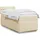 vidaXL Boxspringbett 140 x 200 cm Creme