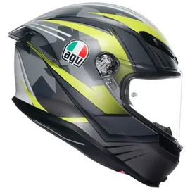 AGV K6 S Excite Integralhelm - Matt Grau/Neon-Gelb / XXL