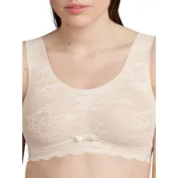 Anita (Since 1886) Bralette Essentials Lace Bustier bügellos, mit Schale, florale Spitze, Creme M