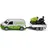 Siku 2005 VW T6 mit BMW Polizeimotorrad,