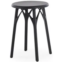 Kartell Hocker 45 cm Schwarz