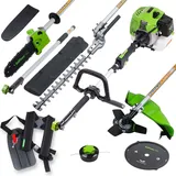 Bullpower MF-5206 Multitool 5in1 Benzin Kombi Heckenschere Motorsense Freischneider Hochentaster grün