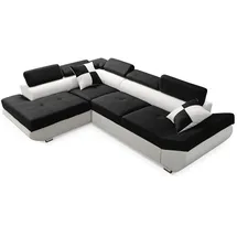 Sonstige Verlage Eckcouch Schwarz 2-Sitzer