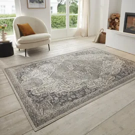 HANSE HOME "Orken", beige (creme,grau), B:240cm H:8mm L:340cm, Polypropylen (PP), Teppiche, Teppich, Kurzflor, Läufer, Orient, Vintage, Wohnzimmer, Schlafzimmer, Esszimmer