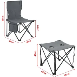 casa.pro Banzi Set 3-tlg. Grau