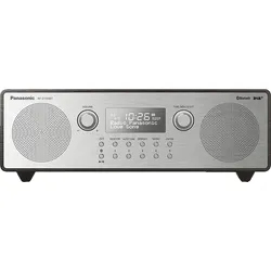 PANASONIC RF-D100BT DAB+ Radio mit Bluetooth, Tuner/ Analog Tuner, FM, DAB+, Silber/ holzbraun