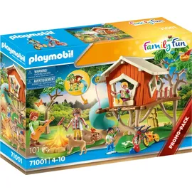 Playmobil Family Fun Abenteuer-Baumhaus mit Rutsche 71001