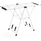 Costway Flügelwäschetrockner 1,63 m weiß