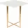 Zuiver B.V. Zuiver Beistelltisch Luigi quadratisch weiß gold Terrazzo 40 x 45 cm modern...