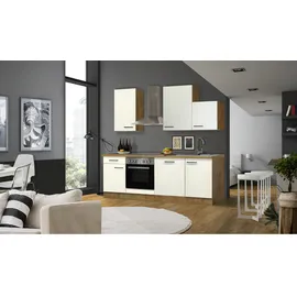 Flex-Well Arbeitsplatte Lancelot Oak 220 cm x 60 cm x 2,8 cm