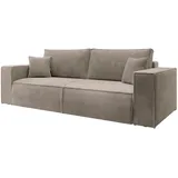 Selsey Schlafsofa mit Schlaffunktion Farese , beige , Maße (cm): B: 257 H: 85