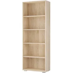 Bücherregal Vela Eiche 5 Fächer