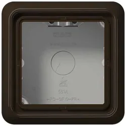 Jung Gehäuse AP 1-fach Kst br glänzend AP-Geh CD / CD 500 Aufputz CD 581 A BR