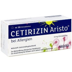 Cetirizin Aristo bei Allergien 10 mg Filmtabletten
