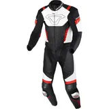 Macna Varshall Lederkombi - Black / Red - 54