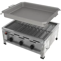 ChattenGlut Gastrobräter 3-flammig weiß
