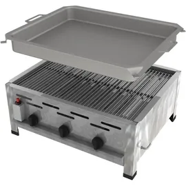 ChattenGlut Gastrobräter 3-flammig weiß
