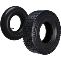 Wiltec Reifen für den Aufsitzmäher 16x6,50-8 4pr mit Schlauch und Winkelventil