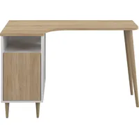 TemaHome Schreibtisch »NOOK«, platzsparender Eckschreibtisch braun