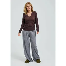 seamless basic Funktionstop SEAMLESS BASIC "Seamless Basic Top Cotton", Damen, Gr. S/M, java, Obermaterial: 100% Baumwolle, Tops