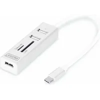 Digitus USB Type-C 3-Port Hub + Kartenleser