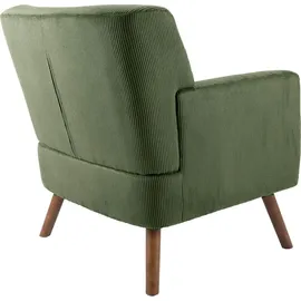 CLP Sessel Kioni Cord 72 x 80 x 74 cm Grün