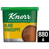 KNORR Fertiggericht, Knorr Professional Klare Rindsuppe mit Suppengrün sofort löslich 880g