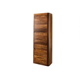 MASSIVMOEBEL24.DE TORONTO Dielenschrank 70x37x200 Walnuss