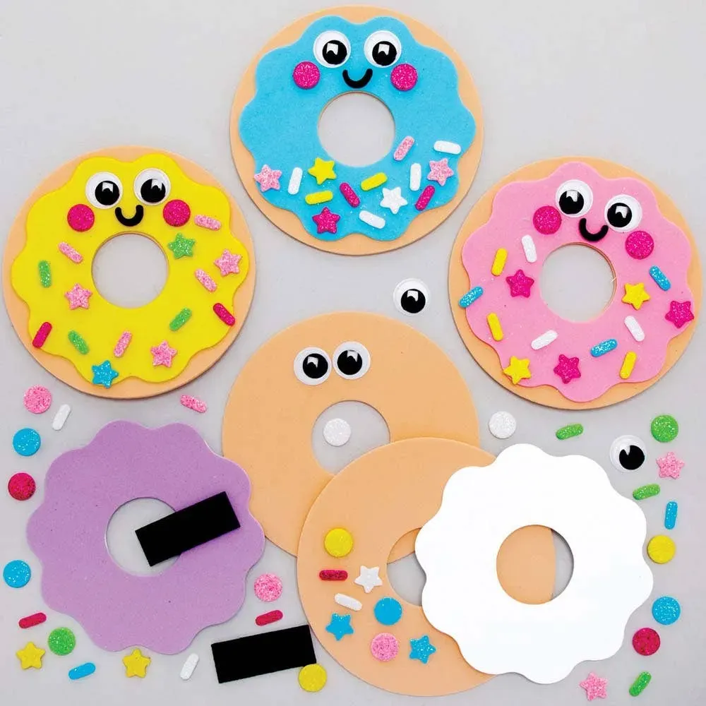 Donut Mix & Match Magnete  (8 Stück) Bastelsets