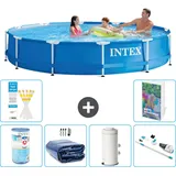 Frame Pool Rund - 366x76 Cm - 7-teilig  S120