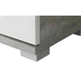 Möbel Boss uno Hochschrank 38 x 190 x 30 cm Grau Kunststoff